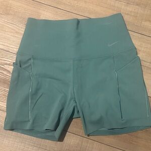 Nike Women's Teal Biker Shorts